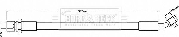 BORG & BECK Тормозной шланг BBH7961